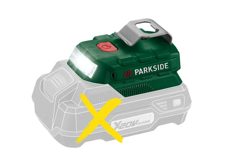 PARKSIDE® Adaptateur de batterie PAA 20-Li B2. 20 V