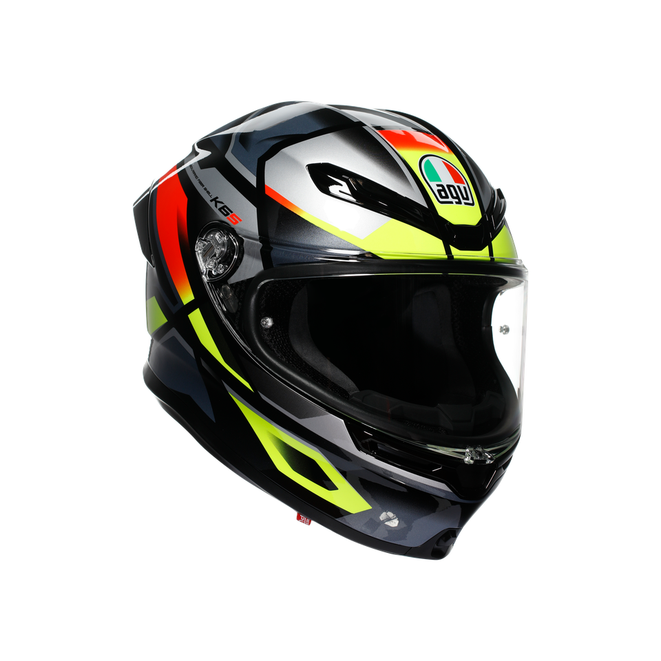 K6 S E2206 - ERAZER BLACK/RED/YELLOW FLUO