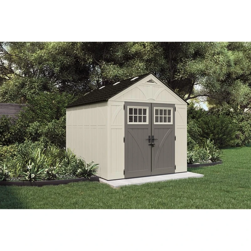 Outdoor Herb 8 ft. wide x 10 ft. deep plastic storage shed