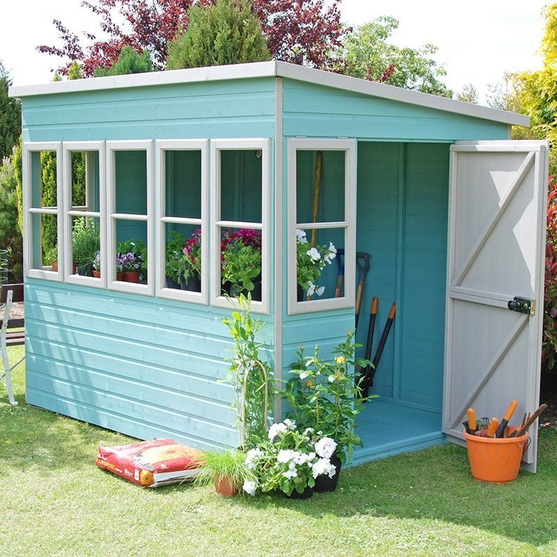🔥Limited Time Discount🔥10' x 10' Sun Pent Wooden Garden Potting Shed