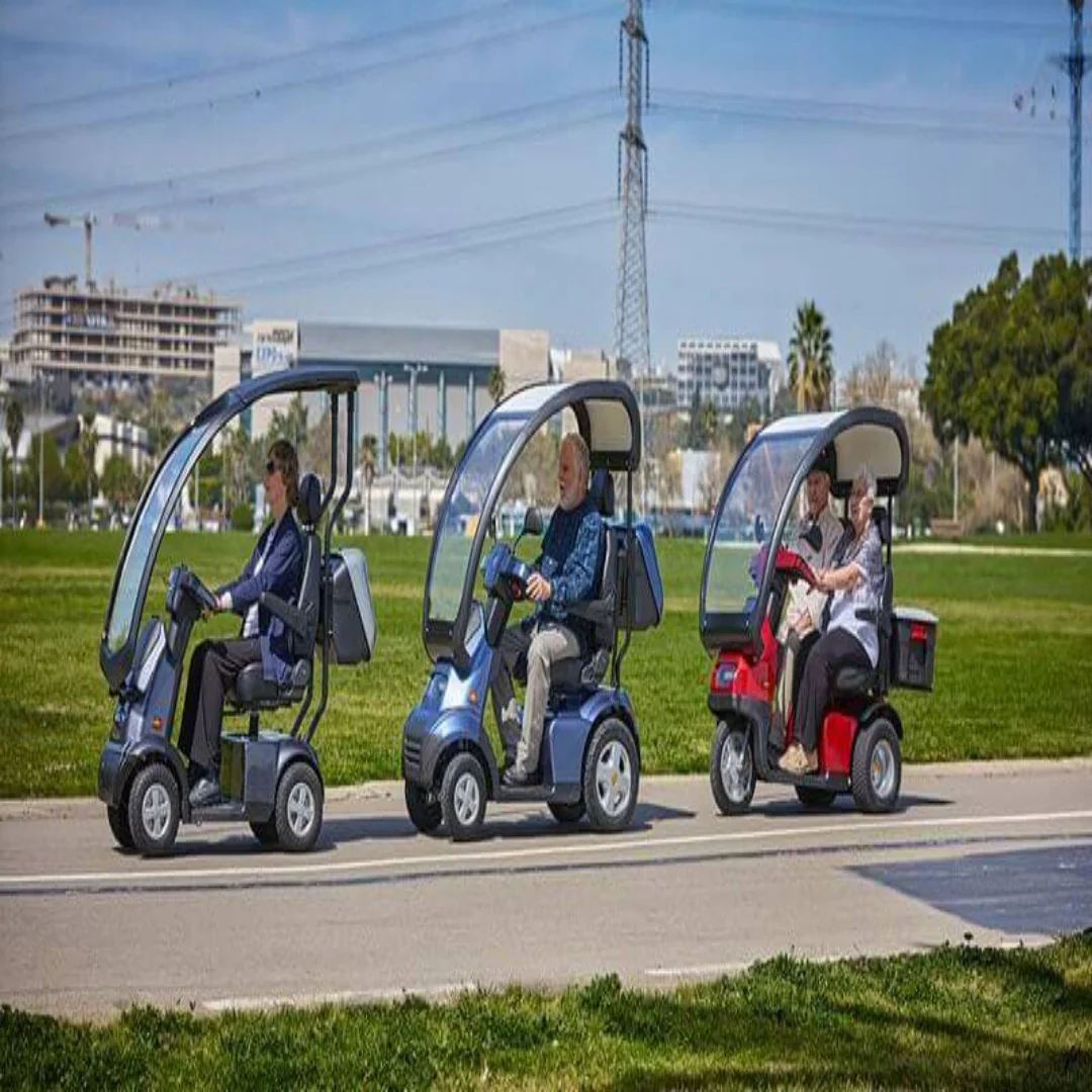 Afikim Afiscooter C4 Touring 4-Wheel Mobility Scooter with Canopy