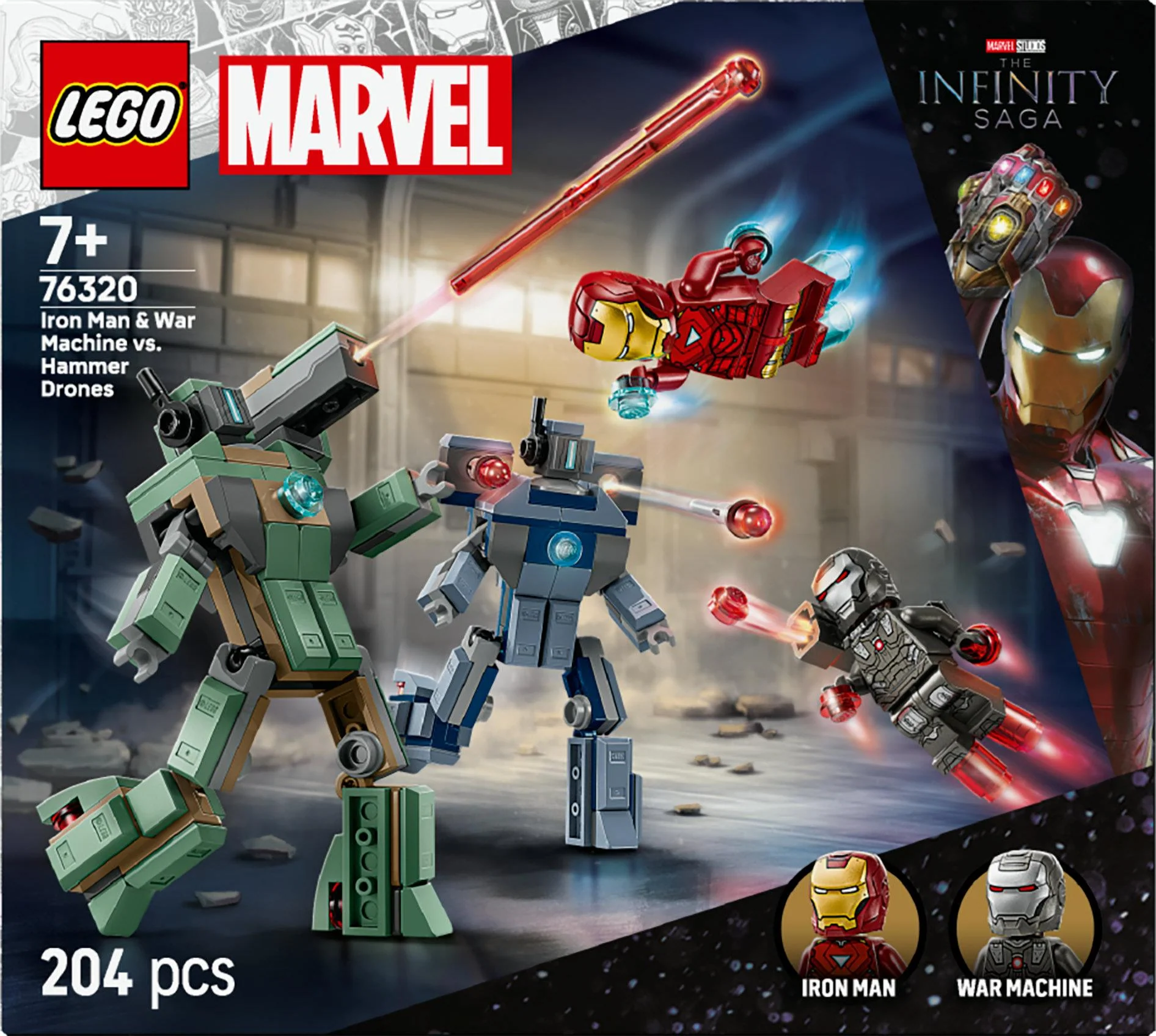 LEGO Super Heroes – Iron Man & War Machine vs. Hammer Drones