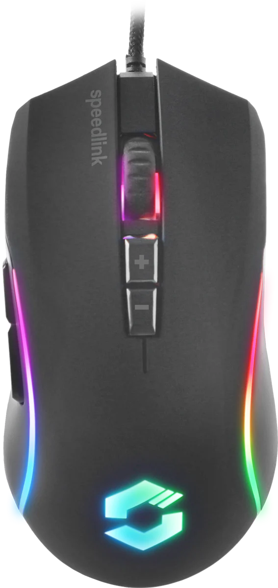 SpeedLink ZAVOS Gaming-Maus. Gummi schwarz
