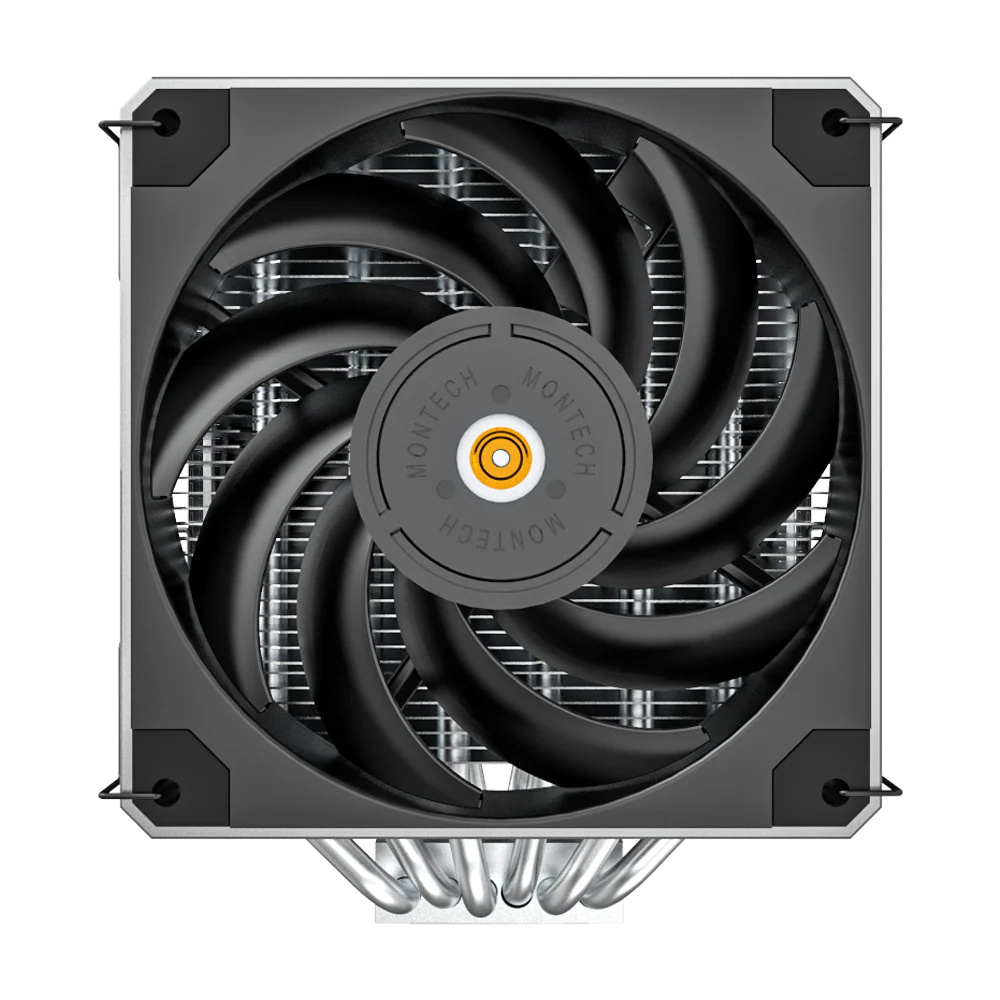 Montech Metal DT24 Base – CPU-Kühler. 2x 120-mm-PWM-Lüfter. LGA1700 + AM5-Unterstützung. 270 W TDP