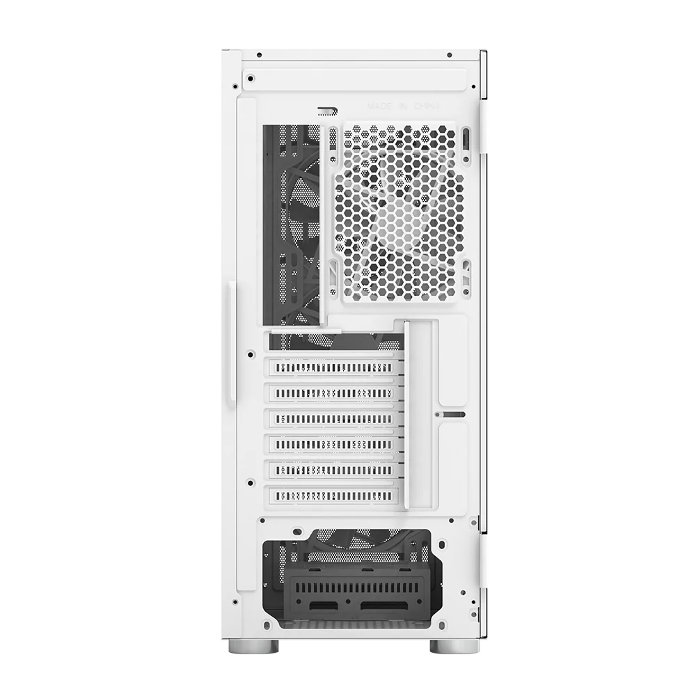 Montech X3 Glass White – 3x 140 mm statische RGB-Lüfter + 3x 120 mm statische RGB-Lüfter. seitlich schwenkbares gehärtetes Glas