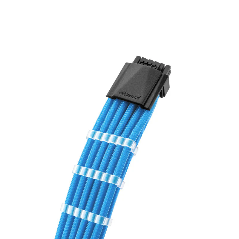 CableMod Pro ModMesh 12VHPWR auf 3x PCI-e Kabel – 45 cm. hellblau