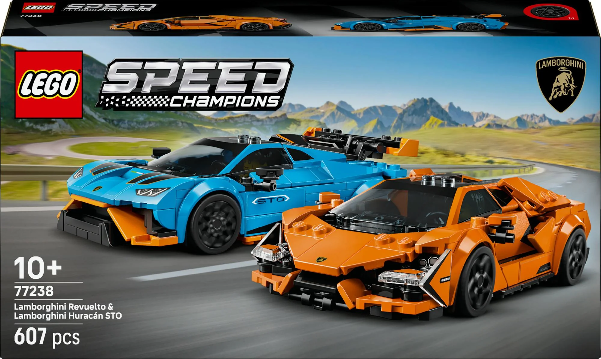 LEGO Speed Champions – Lamborghini Revuelto & Huracán STO