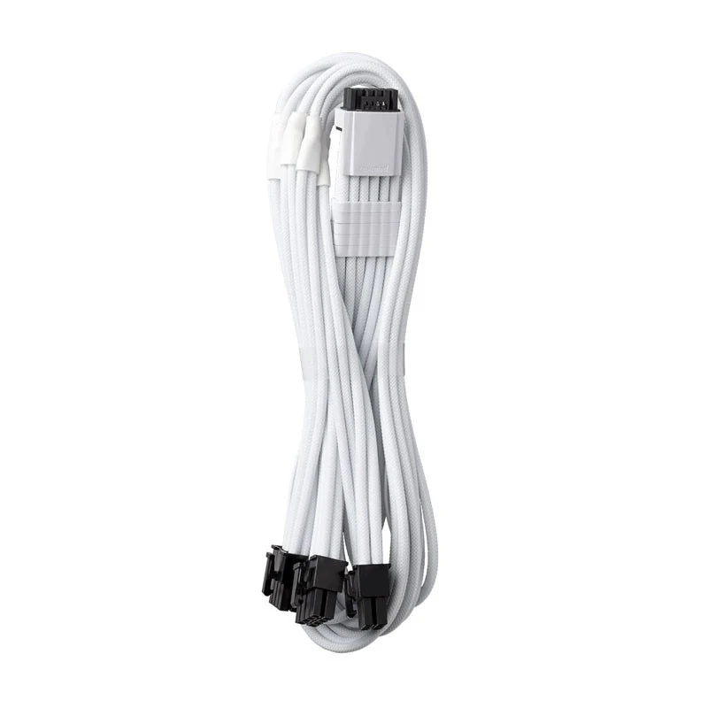 CableMod RT-Series Pro ModMesh 12VHPWR auf 3x PCI-e Kabel für ASUS/Seasonic – 60 cm. weiß