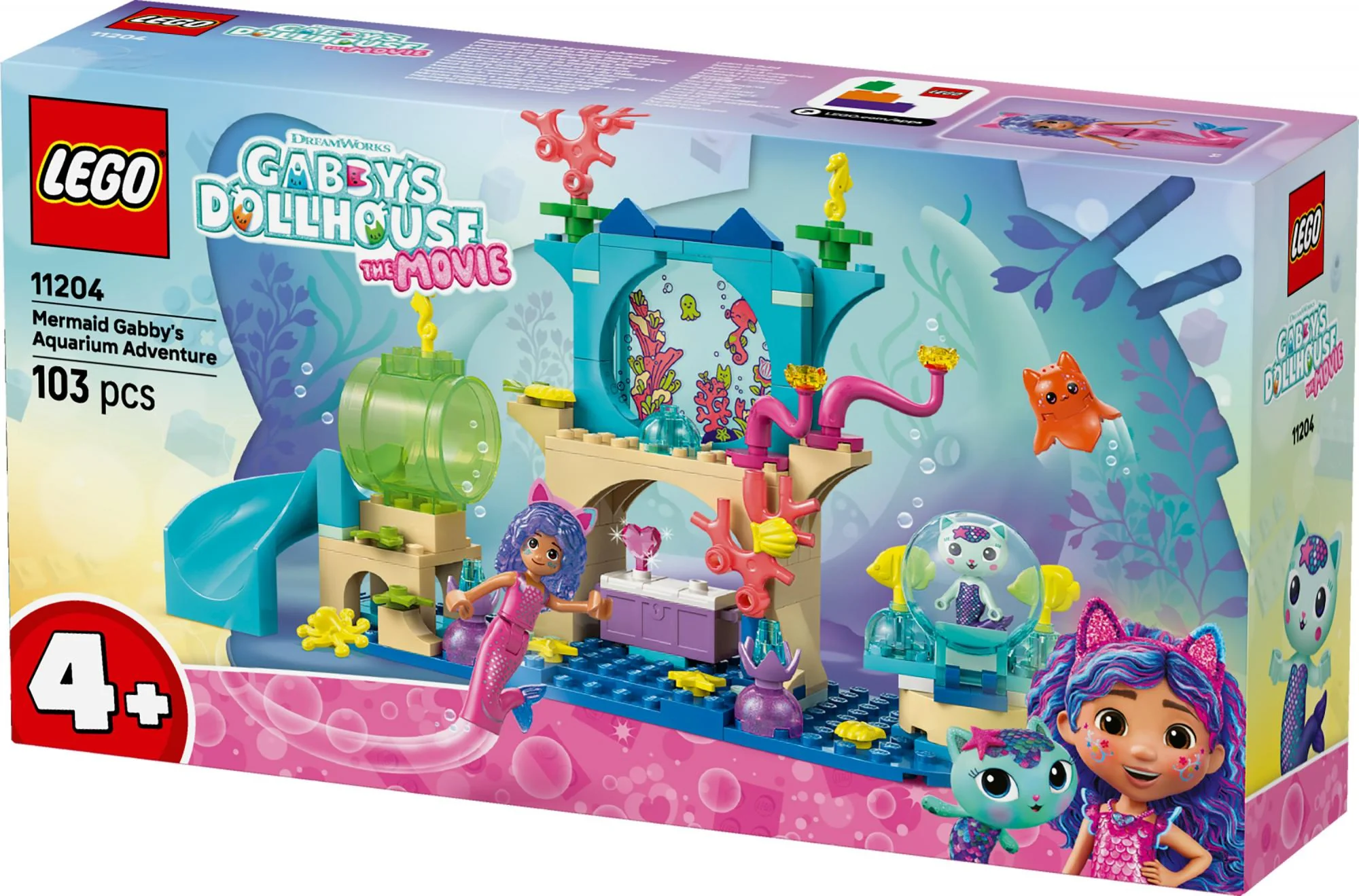 LEGO - Gabby's Dollhouse - Mermaid Gabby's Aquarium Adventure (11204)