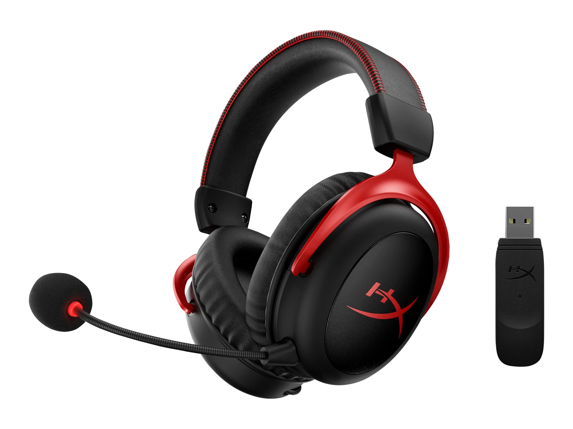 HyperX Cloud II Gaming Wireless Headset Schwarz Rot