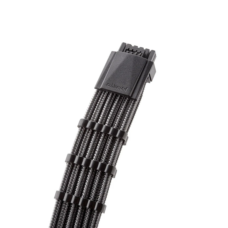 CableMod RT-Series Pro ModMesh 12VHPWR auf 3x PCI-e Kabel für ASUS/Seasonic – 60 cm. Carbon