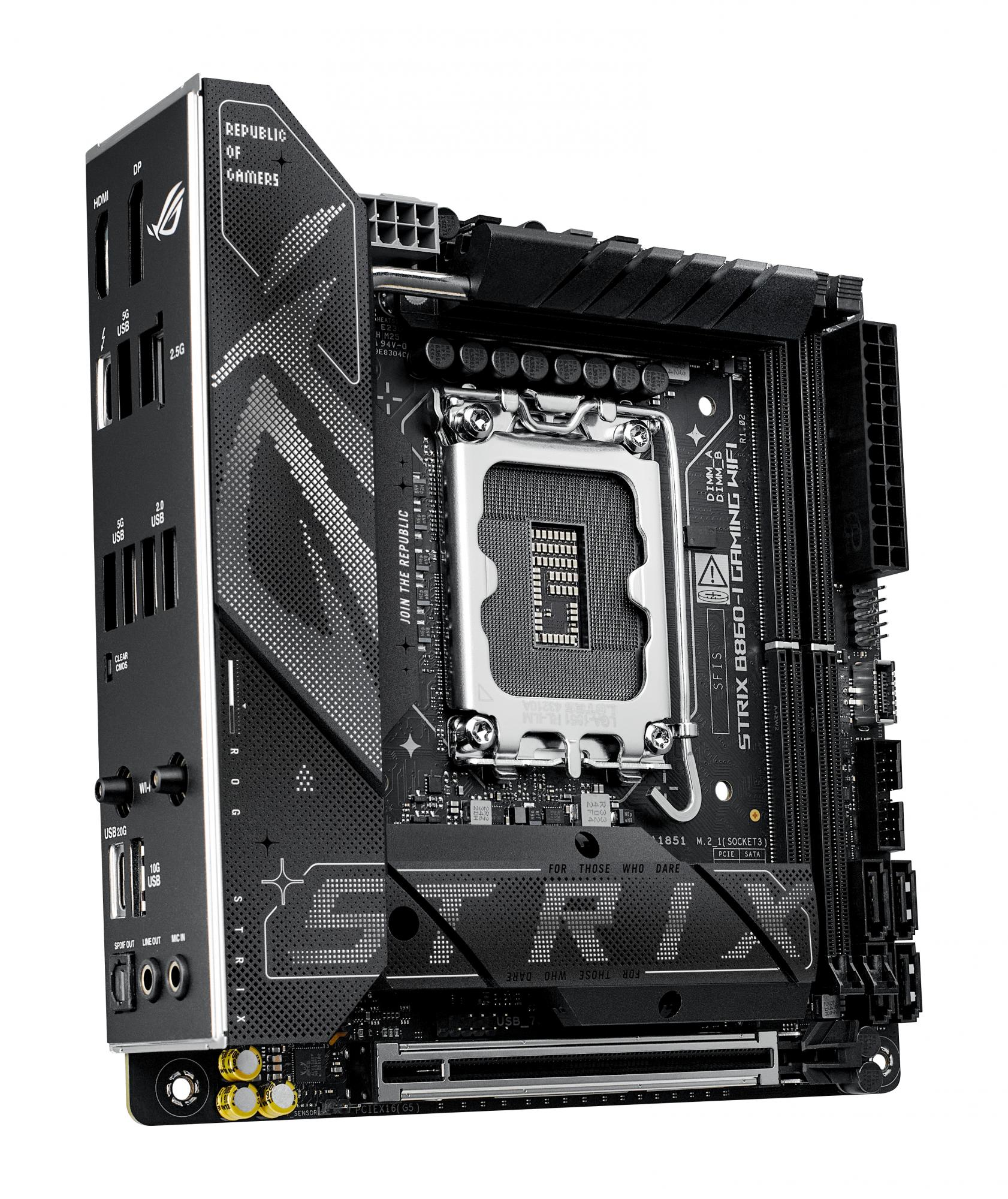 ASUS ROG STRIX B860-I GAMING WIFI (mITX. B860. LGA 1851. DDR5)
