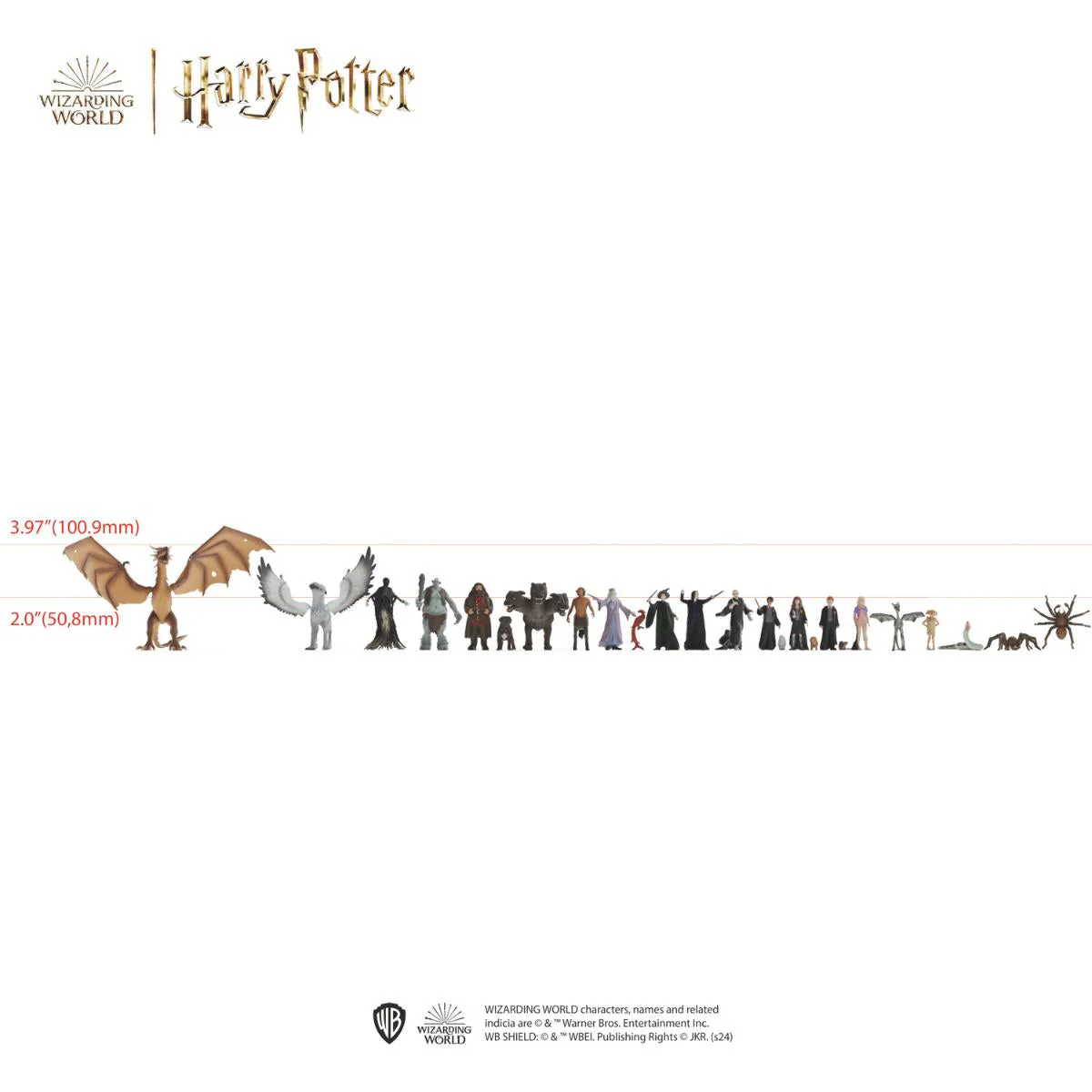 Harry Potter™ Julekalender 2025 med Mini Figur – 24 Magiske Overraskelser