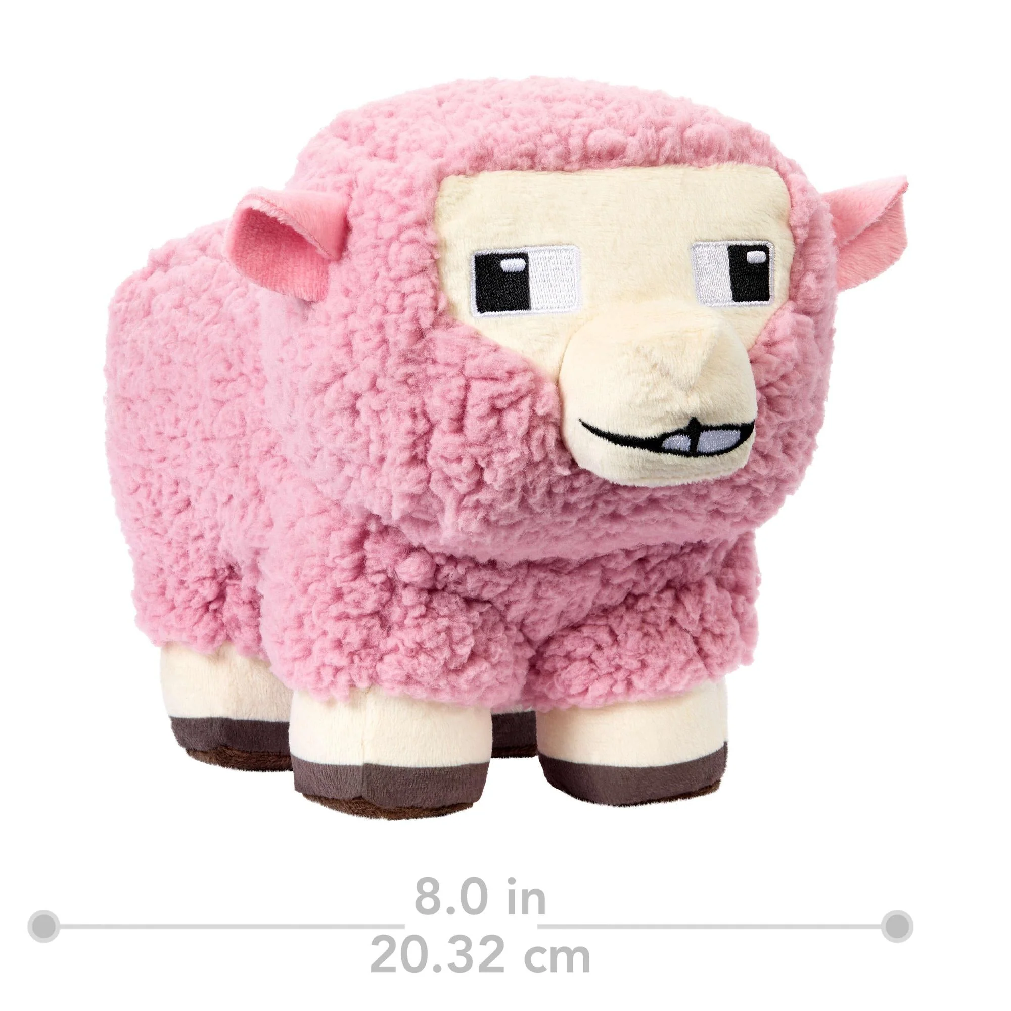 Minecraft - Pink Sheep Plysbamse