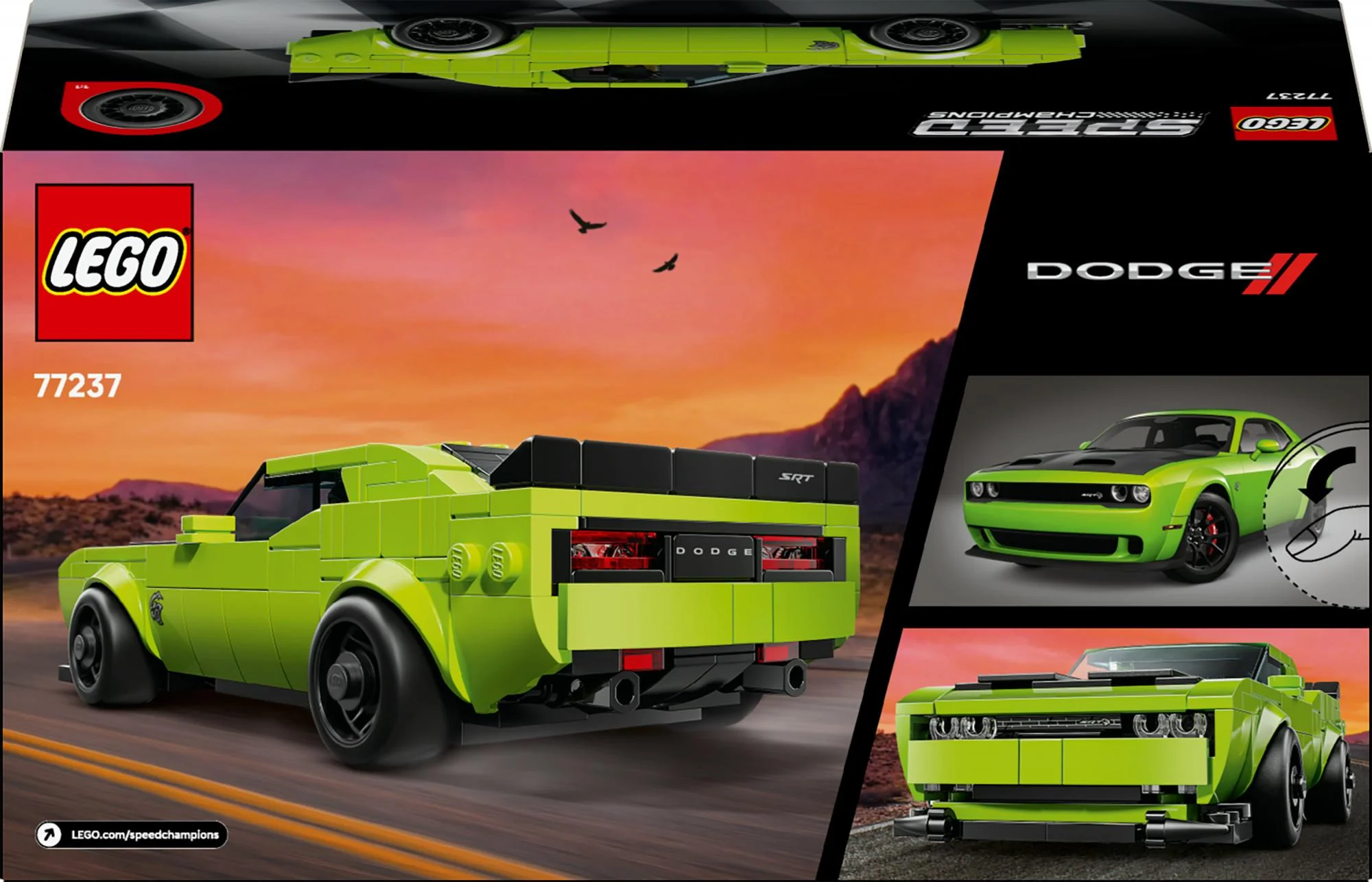 LEGO Speed Champions – Dodge Challenger SRT Hellcat Sportsvog