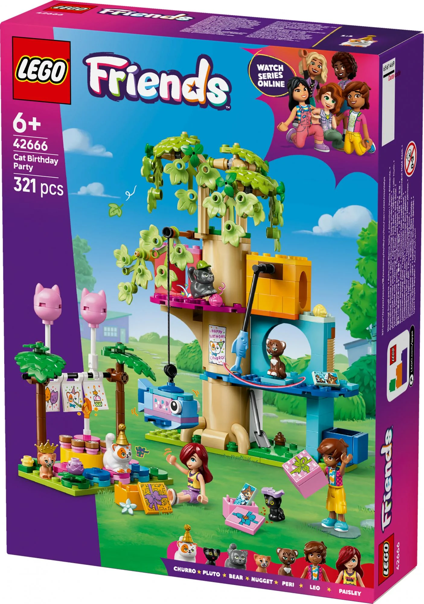 LEGO Friends – Kattefødselsdag og Træhus