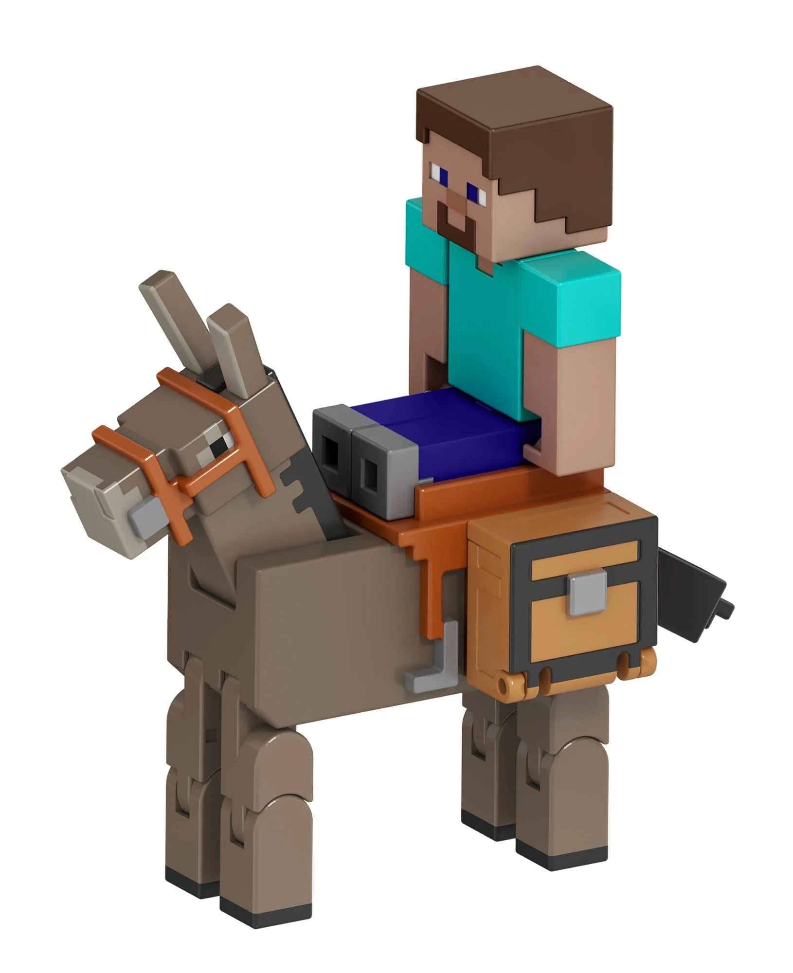 Minecraft Core Figur 2-Pack – Steve & Donkey
