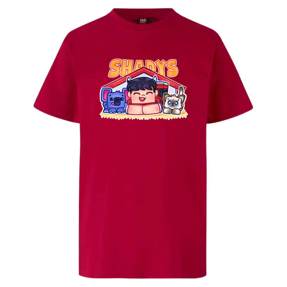Shadys Kæledyr Tee - Rød