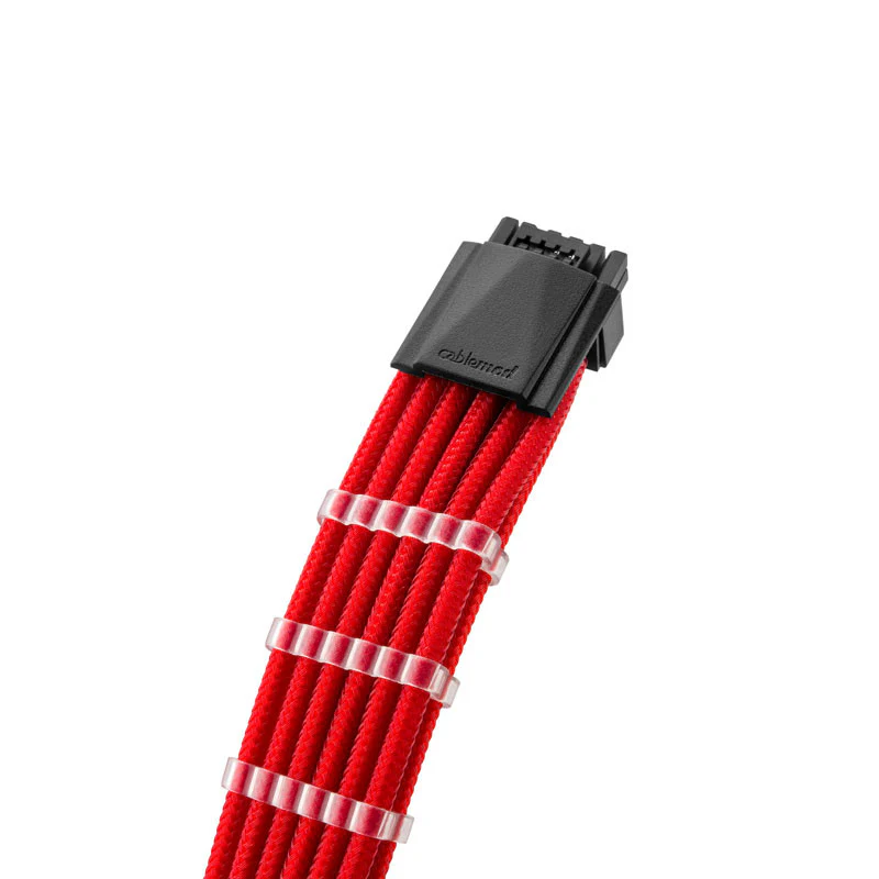 CableMod Pro ModMesh 12VHPWR auf 3x PCI-e Kabel – 45 cm. rot